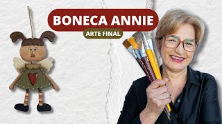 🎨BONECA ANNIE arte final  SORTEIO aula06 [upl. by Kory540]