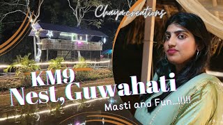 KM 9 Nest Resort Beautiful Resort In GuwahatiTea Garden Vlog [upl. by Nosnor]