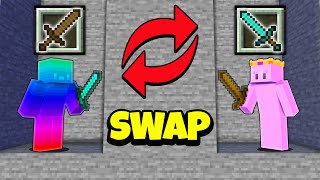 Minecraft Manhunt Inventory Swap [upl. by Traggat]