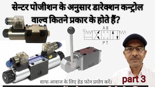 Episode 4 Classification of hydraulic directional control valve in hindi part 3 [upl. by Munford]