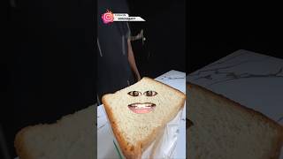 Bread Pizza 🤣  shorts shortsvideo funny [upl. by Ronnica]