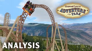 Defiance Analysis Glenwood Caverns New for 2022 Gerstlauer EuroFighter Roller Coaster [upl. by Lennod]