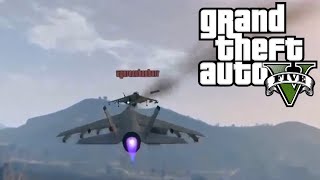 JET SAVAÅI  GTA 5 Online Komik Anlar 7 [upl. by Crandale]