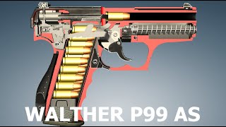 How a Walther P99 Pistol Works [upl. by Glassman]