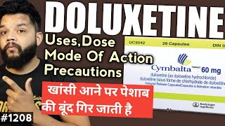 Duloxetine Gastro Resistant Tablets ip 20 mg in hindi  Cymbalta Tablet In Hindi [upl. by Ecnerewal]