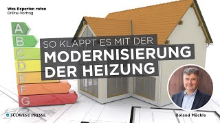 Modernisierung der Heizung 2024  Webinar [upl. by Yenruogis]