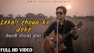 Lekali choya ko dokoलेकाली चोयाको डोको nepali cover songAmit thapa [upl. by Reeta]