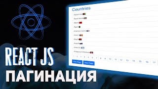 Как сделать пагинацию на Reactjs  React Pagination [upl. by Norwood]