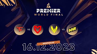 FaZe vs MOUZ Vitality vs NaVi  Semifinales  BLAST Premier World Final 2023 [upl. by Eillak]