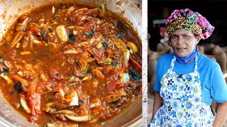 Tomato Choka by Shanty in Siparia Trinidad amp Tobago  In De Kitchen [upl. by Suoivatnom]