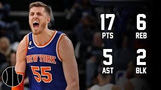 Isaiah Hartenstein Highlights  76ers vs Knicks  5th Jan 2024 [upl. by Tabshey858]