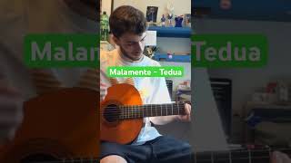 Malamente  Tedua  Chitarra [upl. by Rednirah]