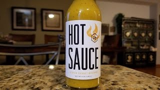 Double Take Salsa Co quotScotch Bonnet Mustardquot Hot Sauce Review [upl. by Airalednac412]