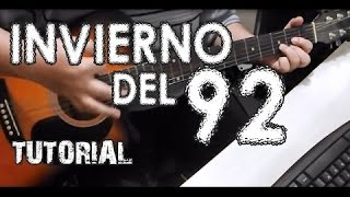 TUTORIAL Cuarteto de Nos  Invierno del 92 [upl. by Yvonner]