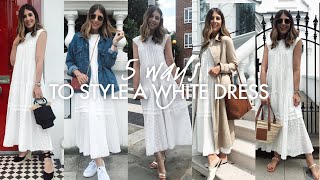 5 WAYS TO STYLE A WHITE DRESS  WE ARE TWINSET [upl. by Lupee]