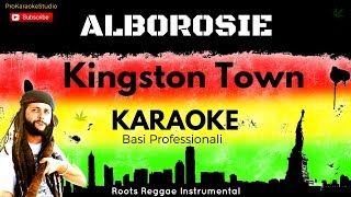 KINGSTON TOWN Alborosie BASE KARAOKE Professionale  CORI e TESTO Hd [upl. by Eannej]