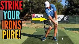 BEST DRILL to Strike Your Irons PURE Like a Tour Pro [upl. by Colon]