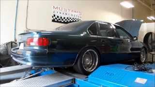 Supercharged LS3 swapped Impala SS 501 RWHP Mustang dyno [upl. by Johnston870]