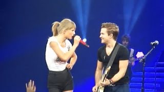 Taylor Swift amp Hunter Hayes  I Want Crazy Live at Bridgestone Arena on 92113 [upl. by Asusej]