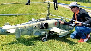 WOW  STUNNING  RC KAMOV KA50 BLACK SHARK  SCALE MODEL TURBINE HELICOPTER  FLIGHT DEMO [upl. by Dnana]