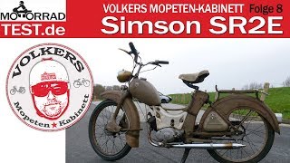 Simson SR2 E  Volkers Mopeten Kabinett Folge 8 Simson SR2 E Bj 1964 [upl. by Aileek451]