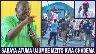 MWENYEKITI WA CCM MKOA WA ARUSHA LOY SABAYA ATUMA UJUMBE MZITO KWA CHADEMA KWAKUANDAMANA [upl. by Colet]