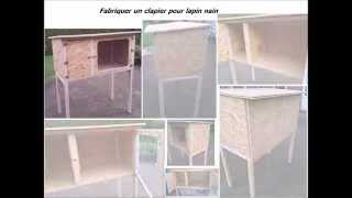 Fabriquer un clapier en bois pour lapin nain [upl. by Ettenahc]