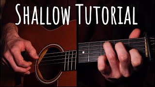 quotShallowquot Intro Guitar Tutorial  Lady Gaga and Bradley Cooper [upl. by Navarro]