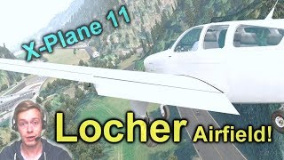 Trying XPlane 11 Again Testing Flying Skills at Locher Airfield [upl. by Teahan]