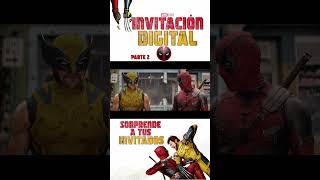 invitacionescumpleaños cumpleaños parati invitacionesdigitales humor fypyoutube deadpool [upl. by Nerua]