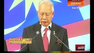 Najib umum barisan kabinet terbaru [upl. by Toomin]