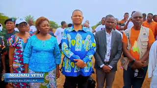 HautKatanga  Le vicegouverneur Martin Kazembe inaugure un hôpital dans le territoire de Kasenga [upl. by Emalee]