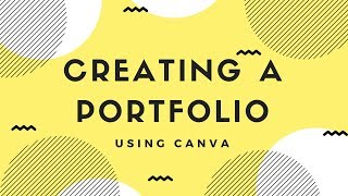 How to Create a Portfolio in Canva [upl. by Thinia]