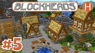 How to build a Weapon Smith In Survival Minecraft Blockheads Ep 5 [upl. by Bridges]