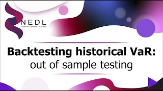 Backtesting historical VaR out of sample testing [upl. by Notselrahc447]