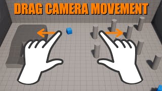 How To Create A Top Down Drag Camera Movement System In Unreal Engine PC and Mobile [upl. by Margo]