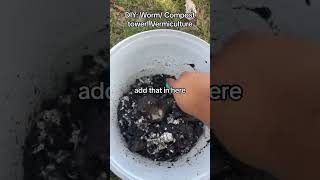 🌱 Learn how to create a worm tower for composting 🪱✨ Gardening Composting Sustainability [upl. by Aihsram663]