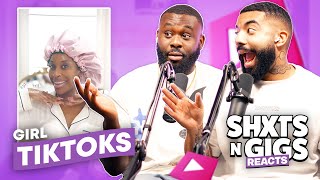 GIRL TIKTOK  ShxtsNGigs Reacts [upl. by Jocko]