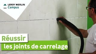 Comment faire les joints de carrelage  Leroy Merlin [upl. by Aserehtairam941]