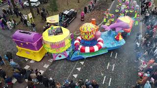 Dronebeeld Carnavalsoptocht Klarenbeek 2024 [upl. by Garrity]