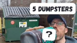 Dumpster Diving at ONLY 5 DUMPSTERS [upl. by Erodeht]