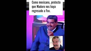 Maduro regresa a Vicente Fox [upl. by Aikim507]