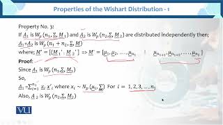 Properties of The Wishart Distribution1  Multivariate Analysis  STA633Topic053 [upl. by Ainala834]