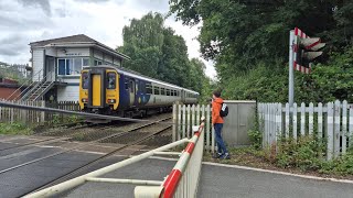 Mobberley Level Crossing Cheshire 15062024 [upl. by Hoon401]