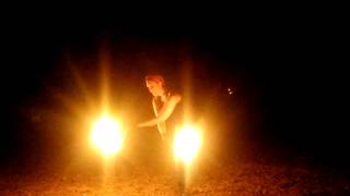 Fire Girl JamieJoy Lidberg Performance at Rubber Tramp Rendezvous 2017 [upl. by Mamie]