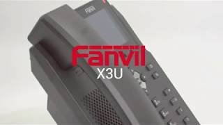 Telefoni VoIP Fanvil serie U 2019 X3U X4U X5U X6U [upl. by Vasya]