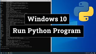 How to Run Python Programs  py files  in Windows 10 [upl. by Picardi362]