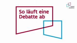 Erklärvideo für den Unterricht So läuft eine Debatte ab [upl. by Bandler]