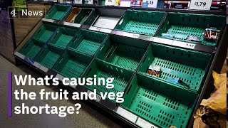 Fruit and veg shortage what has caused it and how long will it last [upl. by Brufsky]