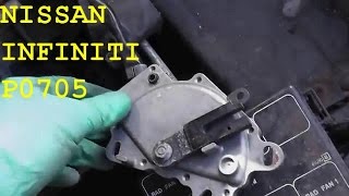 Nissan And Infiniti Neutral Safety Switch Replacement  Inhibitor Switch Replacement P0705 [upl. by Jablon923]